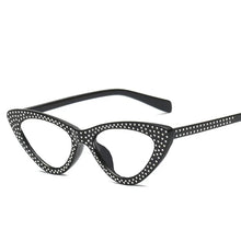 Load image into Gallery viewer, seemfly Sexy Cat Eye Reading Glasses Women Diamond Presbyopic Eyewear Ultralight With Diopter +1.0 1.5 2.0 2.5 3.0 3.5