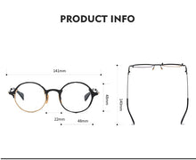 Carica l'immagine nel visualizzatore di Gallery, Japan Maruyama Masahiro yellow personality irregular men and women can be matched myopia flat pure titanium glasses designer