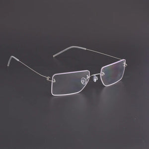 titanium  women men Rimless optical glasses frame  Reading glasses Eyewear frame for women men Computer glasses