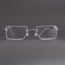 Load image into Gallery viewer, titanium  women men Rimless optical glasses frame  Reading glasses Eyewear frame for women men Computer glasses