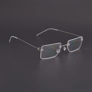titanium  women men Rimless optical glasses frame  Reading glasses Eyewear frame for women men Computer glasses