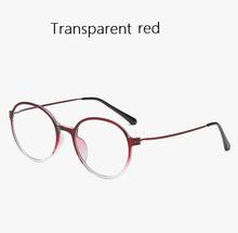Load image into Gallery viewer, width-135  TR90 alloy frame anti-blue ray transparent glasses for men women students games office computer mirror 19001