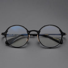 Carica l'immagine nel visualizzatore di Gallery, Japan Maruyama Masahiro yellow personality irregular men and women can be matched myopia flat pure titanium glasses designer