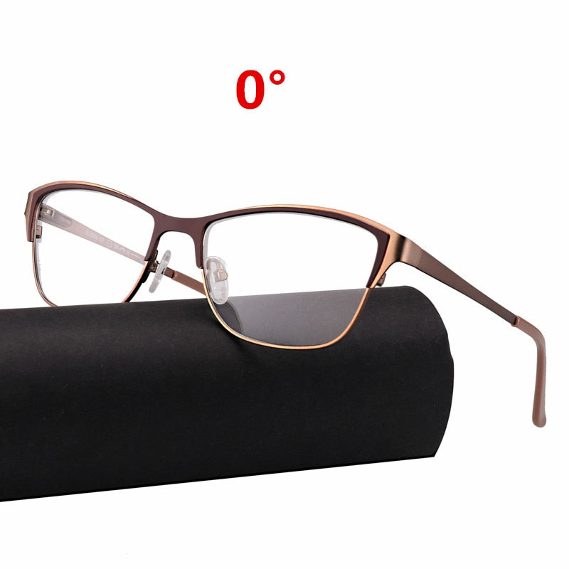 0 -0.50 -0.75 -175 -5.5 -6 Metal frame Photochromic Sunglasses Chameleon Lens Myopia Glasses Women Short-sighted Eyeglasses