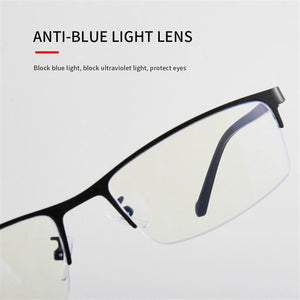0 -1.0 -1.5 -2.0 -2.5 -3.0 -3.5 -4.0 Blue Light Blocking Square Myopia Glasses Finished Half Frame Prescription Myopes Lunettes