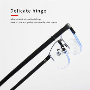 0 -1.0 -1.5 -2.0 -2.5 -3.0 -3.5 -4.0 Blue Light Blocking Square Myopia Glasses Finished Half Frame Prescription Myopes Lunettes