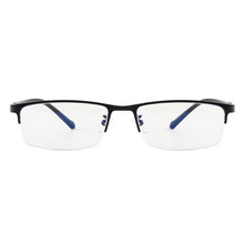 Load image into Gallery viewer, 0 -1.0 -1.5 -2.0 -2.5 -3.0 -3.5 -4.0 Blue Light Blocking Square Myopia Glasses Finished Half Frame Prescription Myopes Lunettes