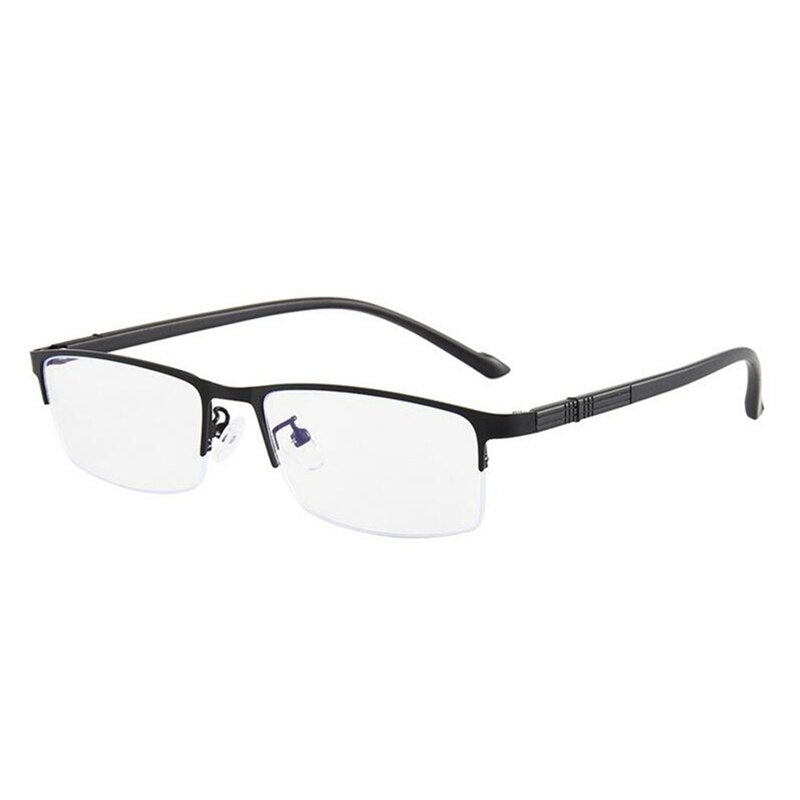 0 -1.0 -1.5 -2.0 -2.5 -3.0 -3.5 -4.0 Blue Light Blocking Square Myopia Glasses Finished Half Frame Prescription Myopes Lunettes