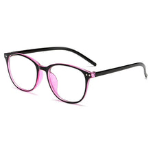 Carica l&#39;immagine nel visualizzatore di Gallery, 0 -1 -1.5 -2 -2.5 -3 -3.5 -4 -4.5 -5.0 -5.5 -6.0 Classic Rivets Myopia Glasses With Degree Women Men Black Glasses Frame