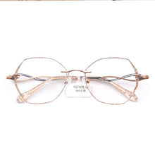 Load image into Gallery viewer, 0~1000 Prescription Glasses Women Rimless Eyeglasses Customized Myopia Hyperopia Glasses Diopters Prescription Lens