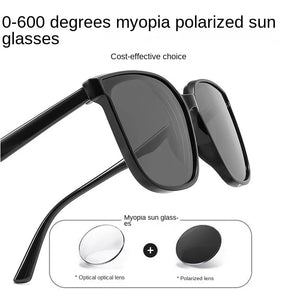 -0.5 -1.0 -1.5 TO -6.0 Myopia Sunglasses Diopter Polarized Sun Glasses for Nearsighted Men Women Myopic Shades