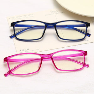 -0.5 -1 -1.5 -2 -2.5 -3 -3.5 -4 Myopia Glasses Men Women  Anti-Blue Light Eyeglasses Vintage Pink Black Square Eyeware