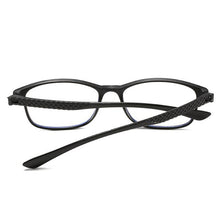 Load image into Gallery viewer, 0 -50 -100 -150 To -600 Square Nearsighted Glasses Finished Full Frame Short-sight Eyewear Prescription Spectacles Black Frame