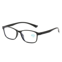 Load image into Gallery viewer, 0 -50 -100 -150 To -600 Square Nearsighted Glasses Finished Full Frame Short-sight Eyewear Prescription Spectacles Black Frame
