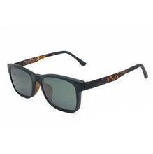 Load image into Gallery viewer, 003 ULTEM square shape optical myopia Hyperopia eyeglasses frame with magnetic clip on removable polarized sunglasses for men