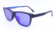 Load image into Gallery viewer, 016 ULTEM square shape optical glasses frame with megnatic clip on removable polarized sunglasses lens