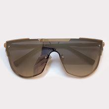 Load image into Gallery viewer, 07Flat Top Oversized Protection Shades 2023 Glasses Alloy Sunglasses With Gradient UV400 Lens óculos de sol feminino