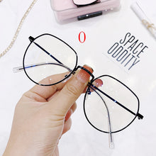 Carica l&#39;immagine nel visualizzatore di Gallery, -1.0 1.5 2.0 2.5 3.0 3.5 4.0 Finished Glasses Men Women Polygonal Eyeglasses Frame Retro Trend Spectacles Nearsighted Eyeglass