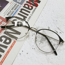Load image into Gallery viewer, -1.0 1.5 2.0 2.5 3.0 3.5 4.0 Finished Myopia Glasses Women Men Retro Prescription Glasses Students Shortsighted Eyewear Minus