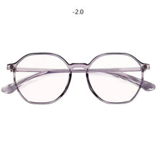 Load image into Gallery viewer, -1.0 -1.5 -2.0 -2.5 -3.0 -3.5 -4.0 to -6 Finished Myopia Glasses Women Men Polygon Eyewear Students Short-sight Eyeglasses Minus