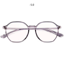 Load image into Gallery viewer, -1.0 -1.5 -2.0 -2.5 -3.0 -3.5 -4.0 to -6 Finished Myopia Glasses Women Men Polygon Eyewear Students Short-sight Eyeglasses Minus