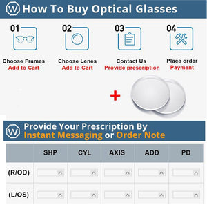 -1.0 -1.5 -2.0 -2.5 -3.0 -3.5 ~-5.0 Myopia Optical Glasses Half Frame Eyewear Men Women Shortsighted Eyeglasses (PD: 62-64) M016
