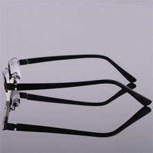 Load image into Gallery viewer, -1.0 -1.5 -2.0 -2.5 To -6.0 Half Frame Finished Myopia Eyeglasses Women Men Aspheric Resin Optical Spectacle Black Frame