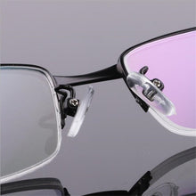 Load image into Gallery viewer, -1.0 -1.5 -2.0 -2.5 To -6.0 Half Frame Finished Myopia Eyeglasses Women Men Aspheric Resin Optical Spectacle Black Frame