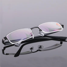 Load image into Gallery viewer, -1.0 -1.5 -2.0 -2.5 To -6.0 Half Frame Finished Myopia Eyeglasses Women Men Aspheric Resin Optical Spectacle Black Frame
