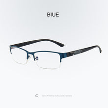 Load image into Gallery viewer, +1.0,+1.5 To +4.0 Unisex Half Frame Reading Glasses Men Women  Glasses Business Anti-blue Light Reading Glasses