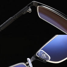Load image into Gallery viewer, +1.0,+1.5 To +4.0 Unisex Half Frame Reading Glasses Men Women  Glasses Business Anti-blue Light Reading Glasses