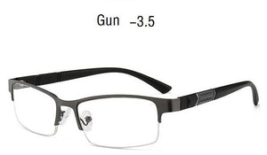 -1 -1.5 -2 -2.5 -3 -3.5 -4 -4.5  Myopia Glasses Men Retro Metal Frame Square Students Myopia Glasses Frame For Women 2020