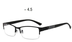 -1 -1.5 -2 -2.5 -3 -3.5 -4 -4.5  Myopia Glasses Men Retro Metal Frame Square Students Myopia Glasses Frame For Women 2020