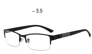 -1 -1.5 -2 -2.5 -3 -3.5 -4 -4.5  Myopia Glasses Men Retro Metal Frame Square Students Myopia Glasses Frame For Women 2020