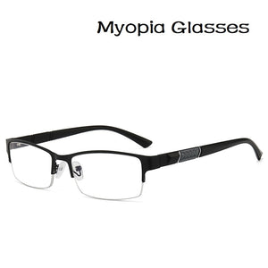 -1 -1.5 -2 -2.5 -3 -3.5 -4 -4.5  Myopia Glasses Men Retro Metal Frame Square Students Myopia Glasses Frame For Women 2020