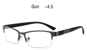 -1 -1.5 -2 -2.5 -3 -3.5 -4 -4.5  Myopia Glasses Men Retro Metal Frame Square Students Myopia Glasses Frame For Women 2020