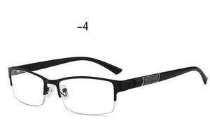 -1 -1.5 -2 -2.5 -3 -3.5 -4 -4.5  Myopia Glasses Men Retro Metal Frame Square Students Myopia Glasses Frame For Women 2020