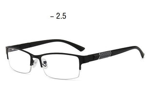 -1 -1.5 -2 -2.5 -3 -3.5 -4 -4.5  Myopia Glasses Men Retro Metal Frame Square Students Myopia Glasses Frame For Women 2020