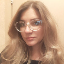 Load image into Gallery viewer, -1 -1.5 -2 -2.5 -3 -3.5 -4 Rivets Myopia Glasses with degree Women Men Short-sight Eyewear Black and Transparent Frame