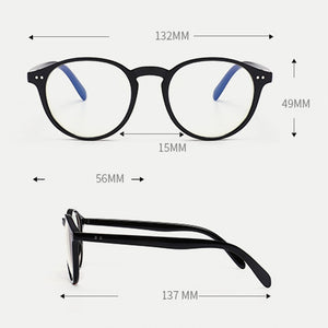 -1 -1.5 -2 -2.5 -3 -3.5 -4 Rivets Myopia Glasses with degree Women Men Short-sight Eyewear Black and Transparent Frame