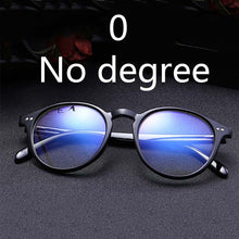 Load image into Gallery viewer, -1 -1.5 -2 -2.5 -3 -3.5 -4 Rivets Myopia Glasses with degree Women Men Short-sight Eyewear Black and Transparent Frame