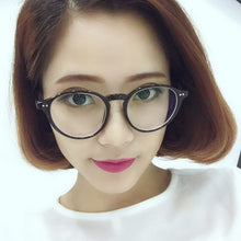 Load image into Gallery viewer, -1 -1.5 -2 -2.5 -3 -3.5 -4 Rivets Myopia Glasses with degree Women Men Short-sight Eyewear Black and Transparent Frame
