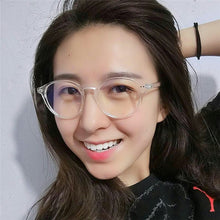 Load image into Gallery viewer, -1 -1.5 -2 -2.5 -3 -3.5 -4 Rivets Myopia Glasses with degree Women Men Short-sight Eyewear Black and Transparent Frame