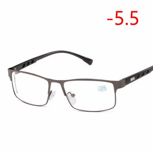 -1 -1.5 -2 -2.5 -3 -3.5 -4 A -6.0 Occhiali miopia finiti per donna Uomo Occhiali da vista miopi ultraleggeri con montatura in rame 
