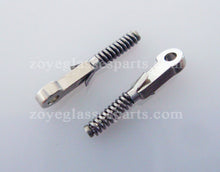 Load image into Gallery viewer, 1.2mm spring inside for eyeglass spring hinge TX-031,broken spring hinge repairing part nickel stainless steel ship in 2 days