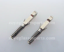 Load image into Gallery viewer, 1.2mm spring inside for eyeglass spring hinge TX-031,broken spring hinge repairing part nickel stainless steel ship in 2 days