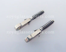 Load image into Gallery viewer, 1.2mm spring inside for eyeglass spring hinge TX-031,broken spring hinge repairing part nickel stainless steel ship in 2 days