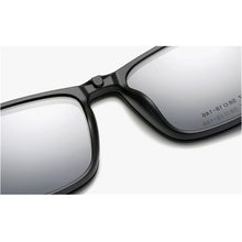 Load image into Gallery viewer, 1+5 Polarized Magnetic Sleeve Glasses Frame Male Ultralight Myopia Square Frame Female Optical Prescription Sunglasses 12147