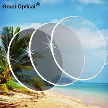 Load image into Gallery viewer, 1.61 High Index Super Tough Coating Photochromic Grey Single Vision Prescription Lenses Anti-Radiation UV400 Color Change Fast