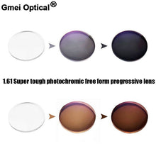 Load image into Gallery viewer, 1.61 Super tough Photochromic Digital Free Form Progressive Prescription Optical Lenses With Fast Color Changing Performance